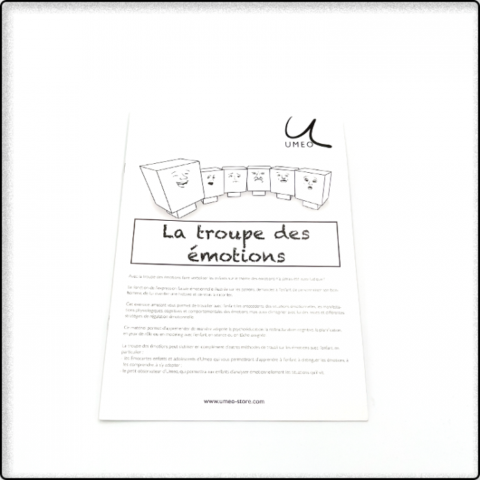 La troupe des émotions
 Quantité-Lot de 10