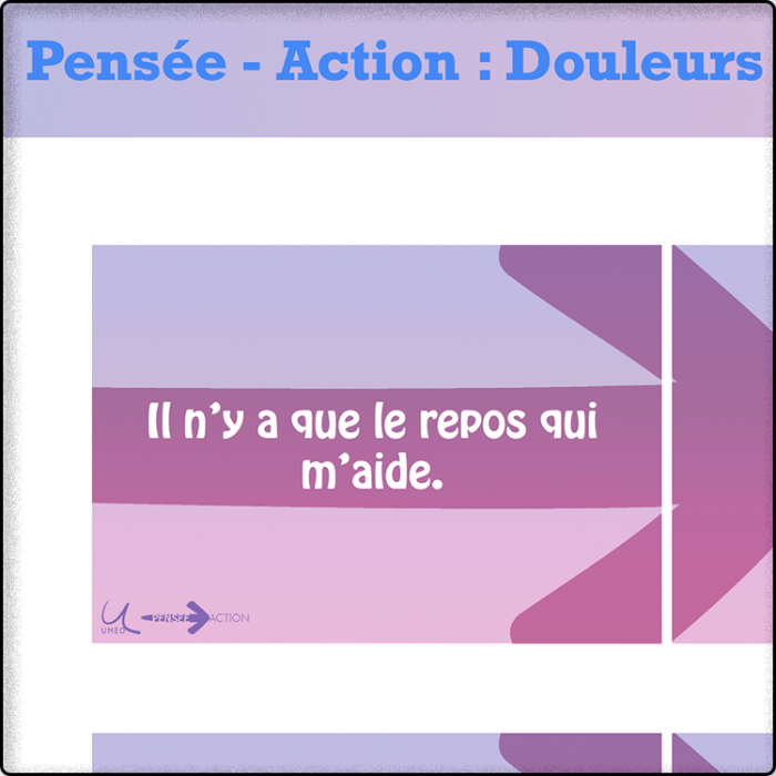 Jeu pensée - action -...